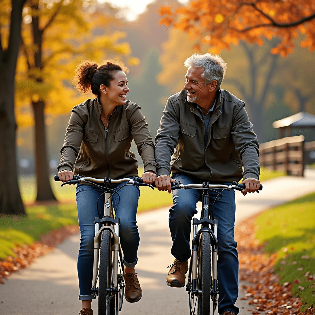 bike ride in the park